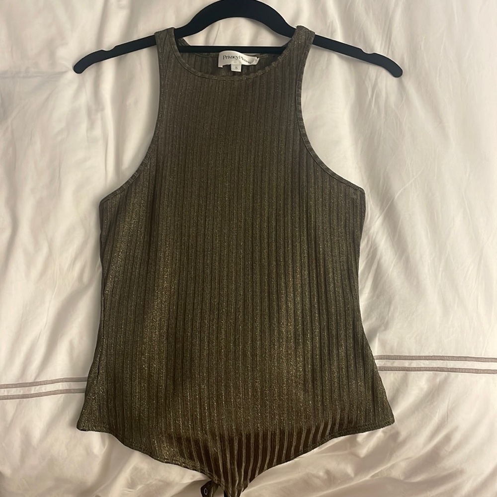Never worn Privacy Please bodysuit, sparkly green, size S